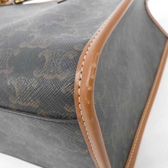 Celine Mini Horizontal Triomphe Canvas Hippo Bag Brown - Picture 2 of 6